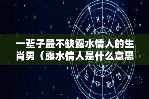 一辈子最不缺露水情人的生肖男（露水情人是什么意思）