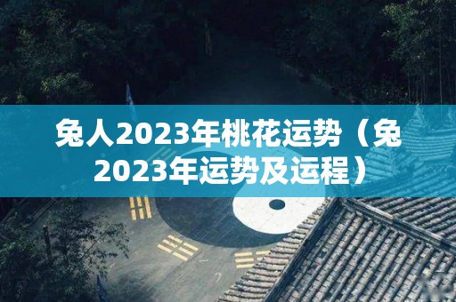 兔人2023年桃花运势（兔2023年运势及运程）