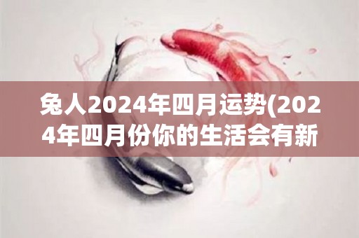 兔人2024年四月运势(2024年四月份你的生活会有新的起点！)