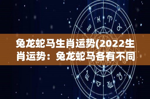 兔龙蛇马生肖运势(2022生肖运势：兔龙蛇马各有不同的表现)