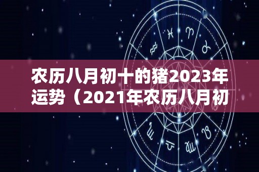 农历八月初十的猪2023年运势（2021年农历八月初十生孩子好不好）