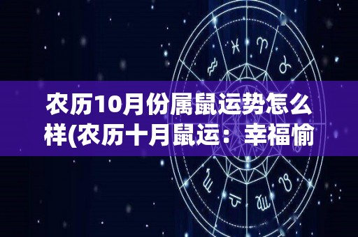 农历10月份属鼠运势怎么样(农历十月鼠运：幸福愉快的生活将会到来)