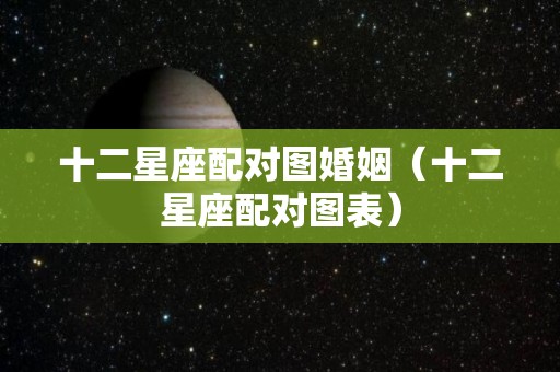 十二星座配对图婚姻（十二星座配对图表）