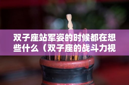 双子座站军姿的时候都在想些什么（双子座的战斗力视频）