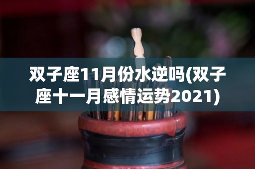 双子座11月份水逆吗(双子座十一月感情运势2021)