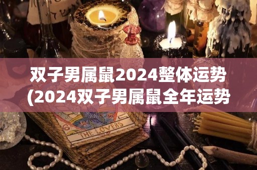 双子男属鼠2024整体运势(2024双子男属鼠全年运势解析)