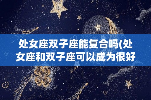 处女座双子座能复合吗(处女座和双子座可以成为很好的朋友吗)