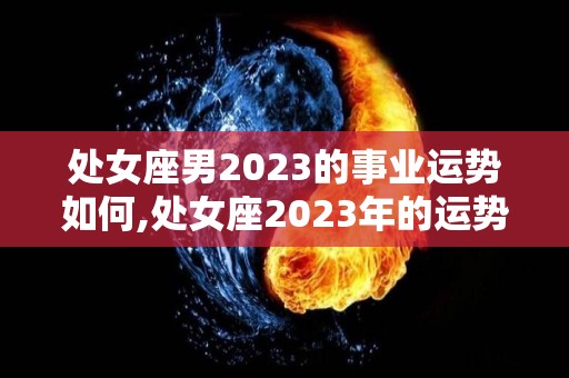 处女座男2023的事业运势如何,处女座2023年的运势