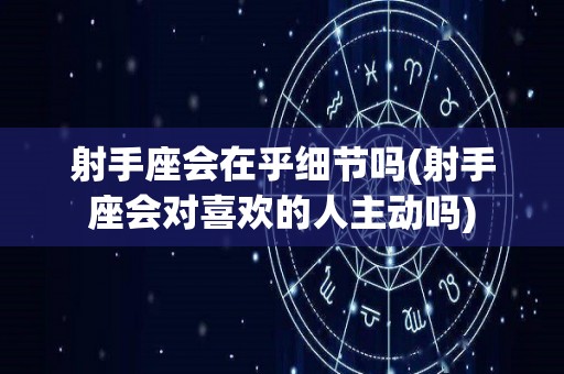 射手座会在乎细节吗(射手座会对喜欢的人主动吗)