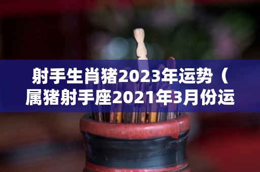 射手生肖猪2023年运势（属猪射手座2021年3月份运势）