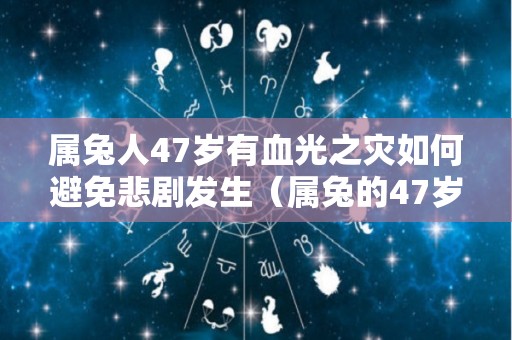 属兔人47岁有血光之灾如何避免悲剧发生（属兔的47岁）