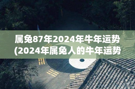 属兔87年2024年牛年运势(2024年属兔人的牛年运势)