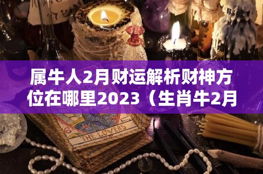 属牛人2月财运解析财神方位在哪里2023（生肖牛2月份运势）