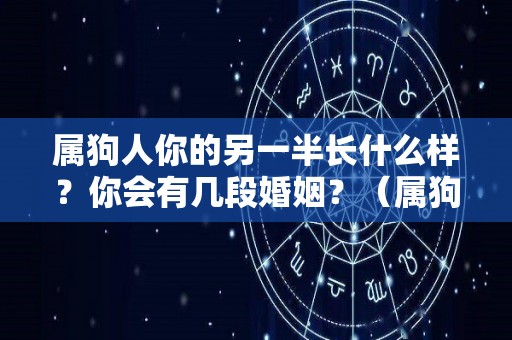 属狗人你的另一半长什么样？你会有几段婚姻？（属狗人的婚姻配偶）