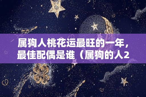 属狗人桃花运最旺的一年，最佳配偶是谁（属狗的人2021年桃花运好吗?）