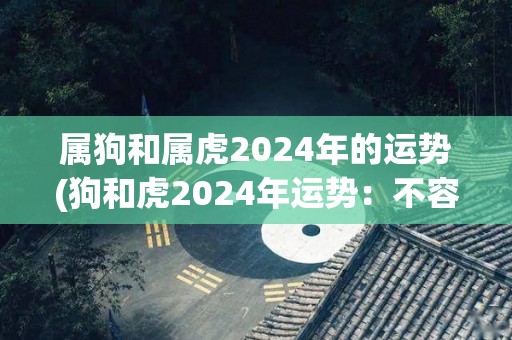 属狗和属虎2024年的运势(狗和虎2024年运势：不容错过的机遇)