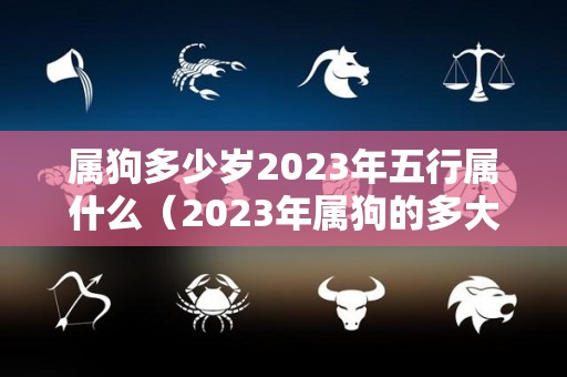 属狗多少岁2023年五行属什么（2023年属狗的多大）