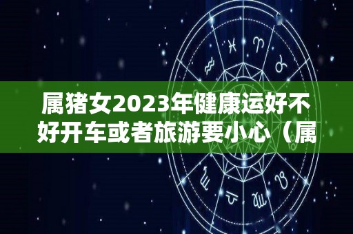 属猪女2023年健康运好不好开车或者旅游要小心（属猪女明年运势如何）