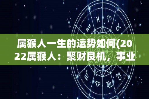 属猴人一生的运势如何(2022属猴人：聚财良机，事业高升，健康平稳！)