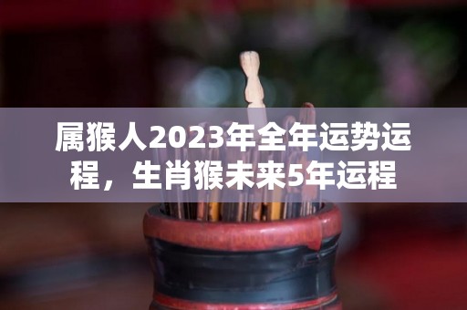 属猴人2023年全年运势运程，生肖猴未来5年运程