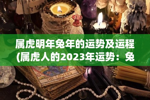 属虎明年兔年的运势及运程(属虎人的2023年运势：兔年属相解析与运程分析)