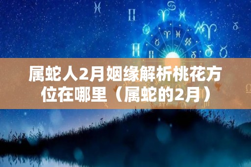 属蛇人2月姻缘解析桃花方位在哪里（属蛇的2月）