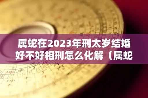 属蛇在2023年刑太岁结婚好不好相刑怎么化解（属蛇在2023年结婚好还是不好）