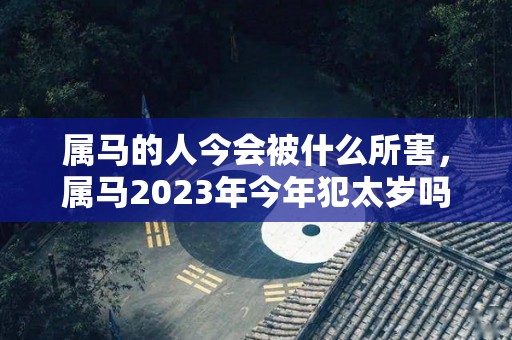 属马的人今会被什么所害，属马2023年今年犯太岁吗？（属马在2022年犯太岁吗）