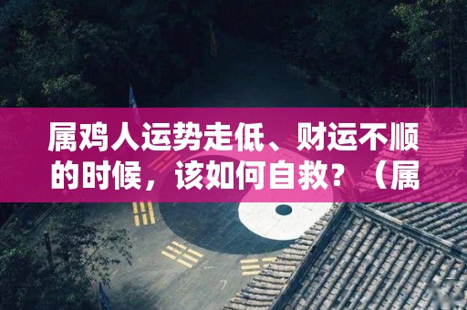 属鸡人运势走低、财运不顺的时候，该如何自救？（属鸡运气好不好）