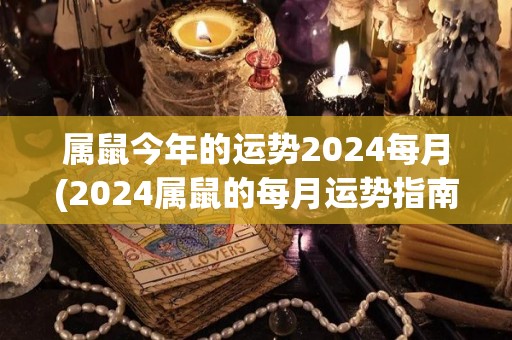 属鼠今年的运势2024每月(2024属鼠的每月运势指南)