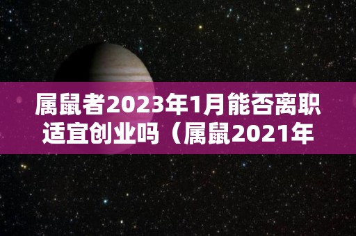 属鼠者2023年1月能否离职适宜创业吗（属鼠2021年宜跳槽吗）