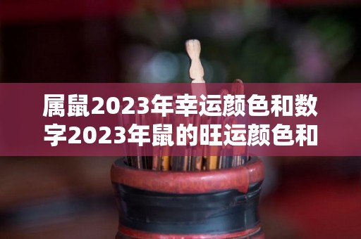 属鼠2023年幸运颜色和数字2023年鼠的旺运颜色和幸运数字（属鼠的2023年的运势及运程）