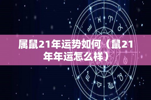 属鼠21年运势如何（鼠21年年运怎么样）