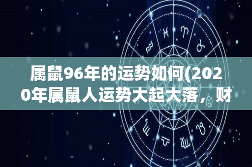 属鼠96年的运势如何(2020年属鼠人运势大起大落，财务投资需谨慎)