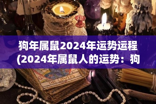 狗年属鼠2024年运势运程(2024年属鼠人的运势：狗年飞速发展，财运亨通。)