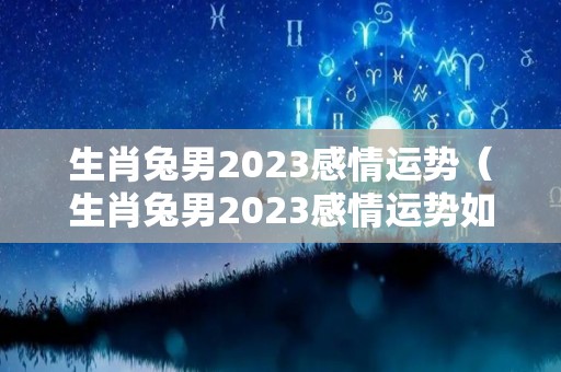 生肖兔男2023感情运势（生肖兔男2023感情运势如何）