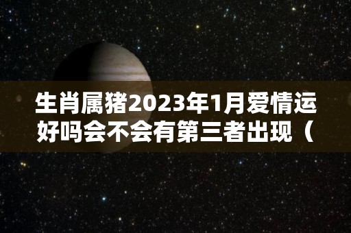 生肖属猪2023年1月爱情运好吗会不会有第三者出现（2023年属猪爱情运势）