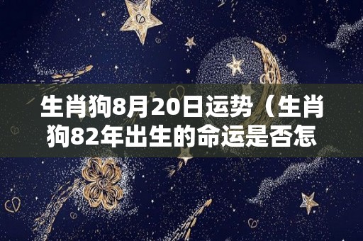 生肖狗8月20日运势（生肖狗82年出生的命运是否怎么样）