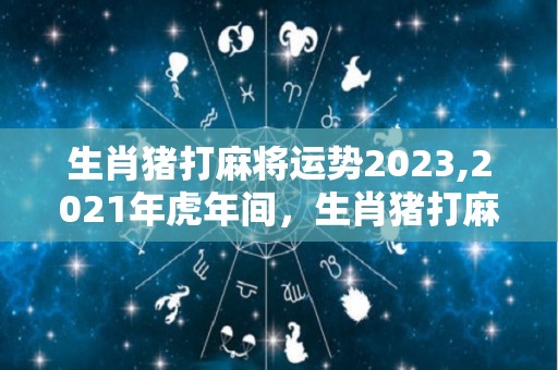 生肖猪打麻将运势2023,2021年虎年间，生肖猪打麻将运势顺利，生肖猪打麻将