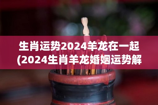 生肖运势2024羊龙在一起(2024生肖羊龙婚姻运势解析)