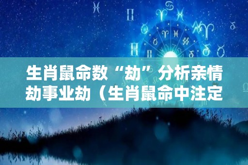 生肖鼠命数“劫”分析亲情劫事业劫（生肖鼠命中注定的情劫）