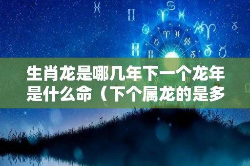 生肖龙是哪几年下一个龙年是什么命（下个属龙的是多少年）