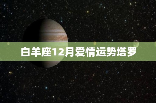 白羊座12月爱情运势塔罗