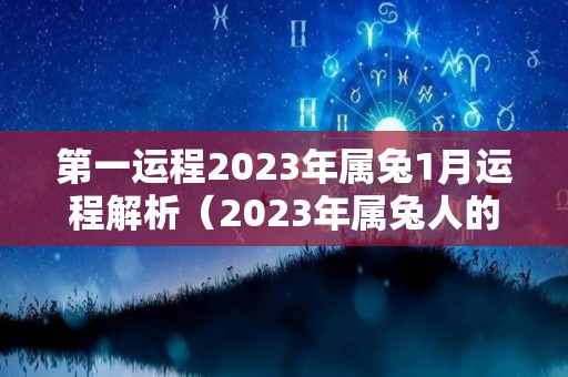 第一运程2023年属兔1月运程解析（2023年属兔人的全年每月）