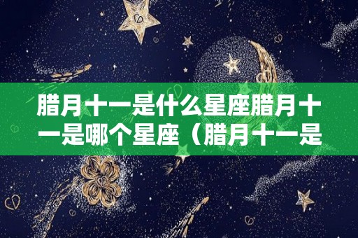 腊月十一是什么星座腊月十一是哪个星座（腊月十一是农历还是阴历）