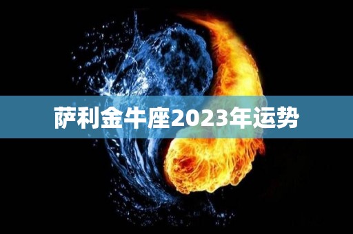 萨利金牛座2023年运势