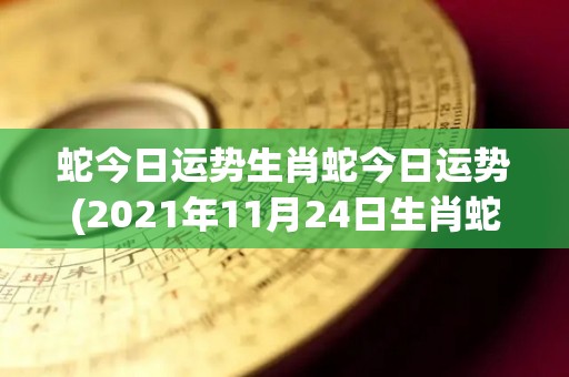 蛇今日运势生肖蛇今日运势(2021年11月24日生肖蛇今日运势预测)