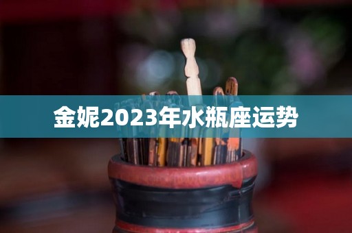 金妮2023年水瓶座运势