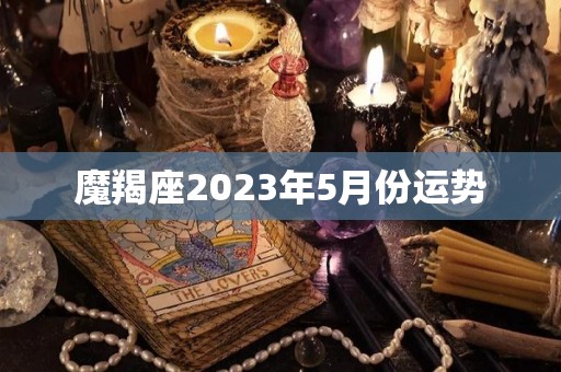 魔羯座2023年5月份运势