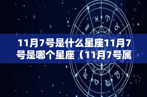 11月7号是什么星座11月7号是哪个星座（11月7号属于什么星座）